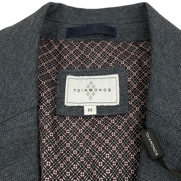 NWT 7 Diamonds Men's Newport Twill Blazer Sport Coat Navy Medium 40R - Picture 7 of 16